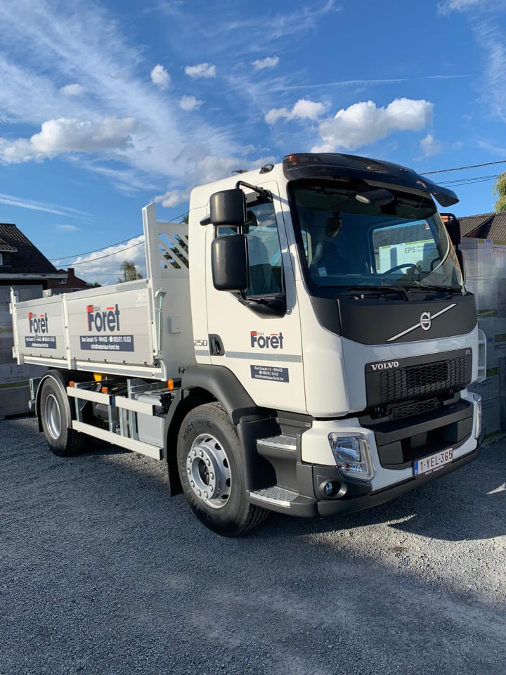 Nouveaux camions - matérieux forêt Wanze